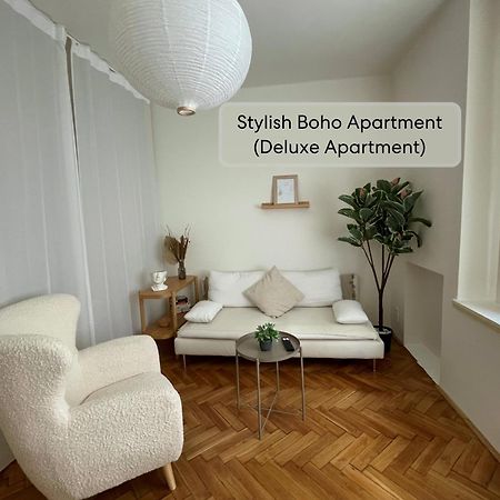 Urban Retreat I Modern Boho Apartments In Lovely Letna District - 10 Minutes From Old Town Prag Exterior foto